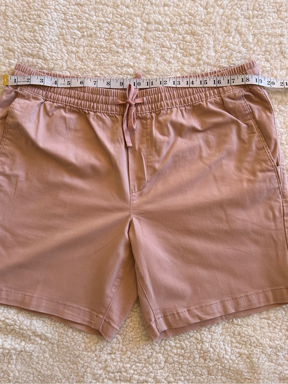 George Rose Pink Elastic Waist Casual Bermuda Shorts